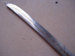 精品官刀条 面条纹 有头有尾 整体干净 有反刃 厚长的径 缺米零拍 24小时制