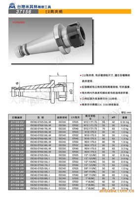 供应米其林ER筒夹柄 高性能刀具配件的选择与天津准胜机电产品贸易优势